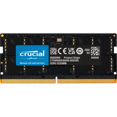    SoDIMM DDR5 32GB 4800 MHz Micron (CT32G48C40S5) -  1