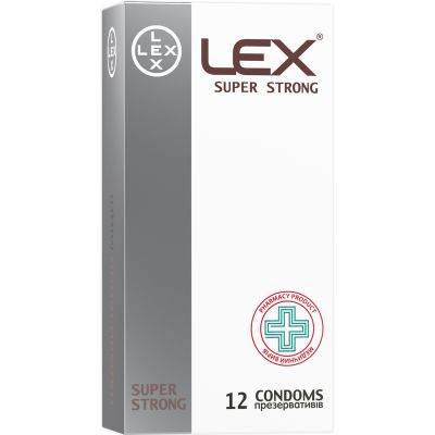  Lex Condoms Super Strong 12 . (4820144771972) -  1