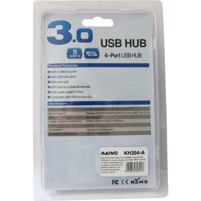  Maiwo USB Type-A  4 USB3.0 30cm (KH304-A) -  7