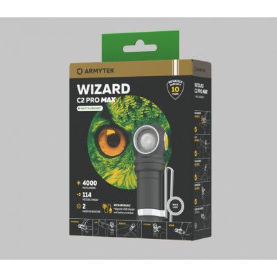 ˳ Armytek Wizard C2 Pro Max Marnet USB White (F06701C) -  6
