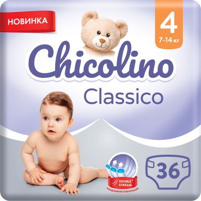 ϳ������ Chicolino Medium Classico ����� 4 (7-14 ��) 36 �� (4823098410805) - �������� 1