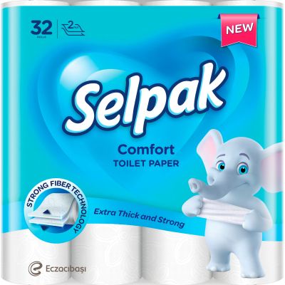 ��������� ������ Selpak Comfort 2 ���� 32 ������ (8690530274471) - �������� 1