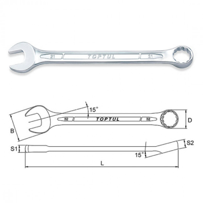���� Toptul ��������������� 25�� (AAEB2525) - �������� 2
