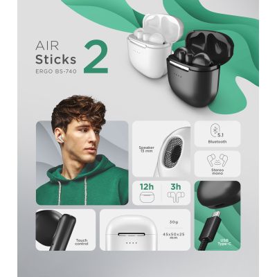 ��������� Ergo BS-740 Sticks Nano 2 White (BS-740W) - �������� 8