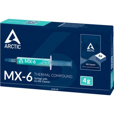 ���������� Arctic MX-6, 4 �, �����, 7.5 ��/��, -50�C / +150�C + 6 �������� MX Cleaner (ACTCP00084A) - �������� 2