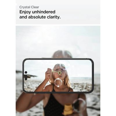 ������ �������� Spigen Apple Iphone 14 Pro Glas tR Align Master FC (2 Pack), Black (AGL05216) - �������� 7