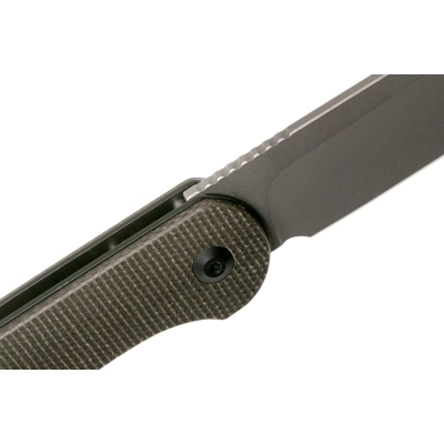 ͳ� Civivi Button Lock Elementum Dark Green Micarta (C2103C) - �������� 4