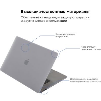 ����� ��� �������� Armorstandart 13.3" MacBook Pro 2020 (A2289/A2251) Matte Shell (ARM57239) - �������� 2