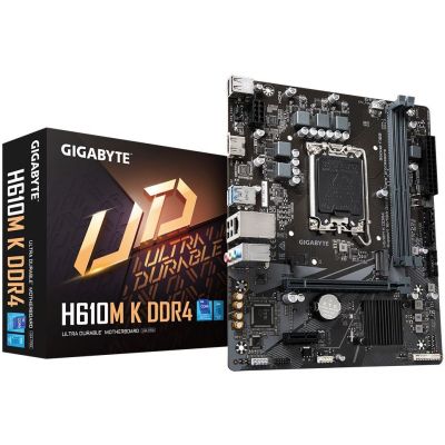   Gigabyte H610M K DDR4 -  1