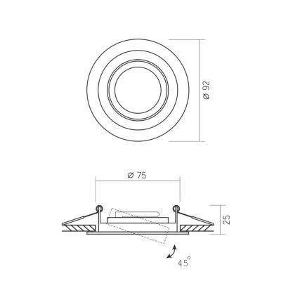 ���������� �������� Videx �� ����� GU10 ������ ������� ����� (VL-SPF08R-W) - �������� 5