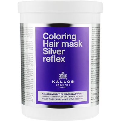    Kallos Cosmetics Coloring Hair Mask Silver Reflex 1000  (5998889516642) -  1