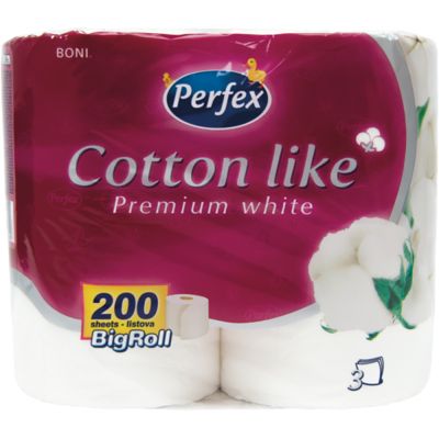 ��������� ���� Perfex Cotton Like Premium White 3 ���� 4 ������ (8606102287329) - �������� 1