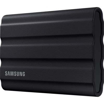   SSD, 2Tb, Samsung Portable SSD T7 Shield, Black, USB 3.2, 1050 / 1000 MB/s, IP65, 59x88x13 , 98  (MU-PE2T0S/EU) -  4
