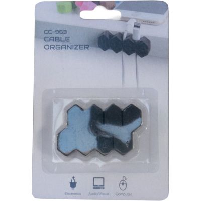 ������ ��� ������ Extradigital CC-963 Cable Clips, Black (KBC1808) - �������� 4