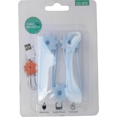 ������ ��� ������ Extradigital CC-973 Cable Clips, Blue (KBC1805) - �������� 3