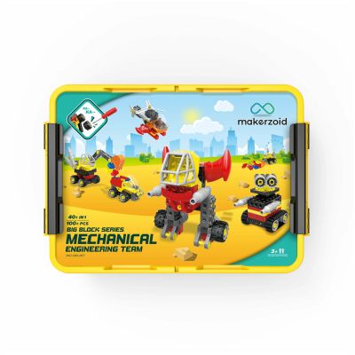  Makerzoid Big Building Blocks-Mechanical Engineering Team (MKZ-OBK-MET) -  4