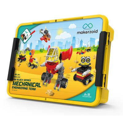  Makerzoid Big Building Blocks-Mechanical Engineering Team (MKZ-OBK-MET) -  1