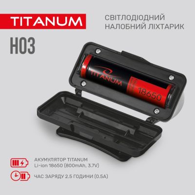 ˳ TITANUM 180Lm 6500K (TLF-H03) -  8