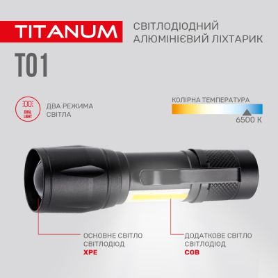  TITANUM 120Lm 6500K (TLF-T01) -  6