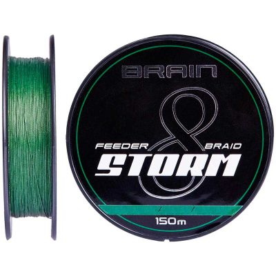  Brain Storm 8X 150m 0.14mm 20lb/9.0kg Green (1858.51.72) -  1