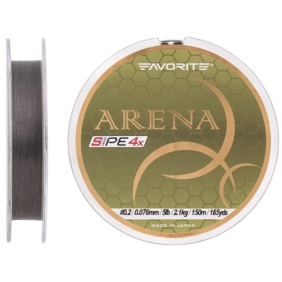 ���� Favorite Arena PE 4x 150m 0.2/0.076mm 5lb/2.1kg Silver Gray (1693.10.89) - �������� 2