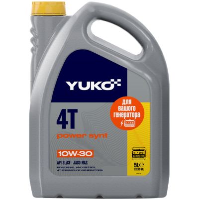 �������� ����� Yuko POWER SYNT 4T 10W-30 5� (4823110402689) - �������� 1