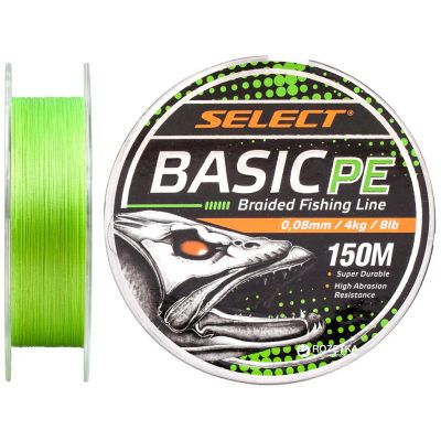 ���� Select Basic PE 150m Light Green 0.08mm 8lb/4kg (1870.18.11) - �������� 1