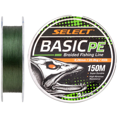 ���� Select Basic PE 150m Dark Green 0.26mm 45lb/20.8kg (1870.18.74) - �������� 1