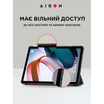    AirOn Premium Xiaomi Redmi Pad 10.6" 2022 + Film Black (4822352781087) -  5