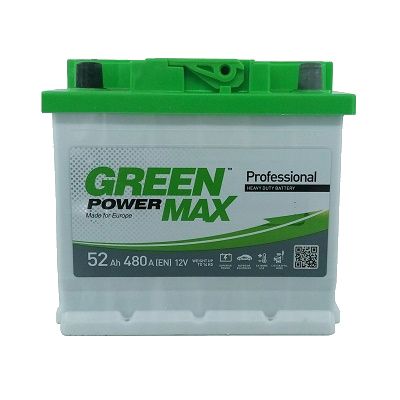   GREEN POWER MAX 52Ah (+/-) (480EN) (22379) -  1