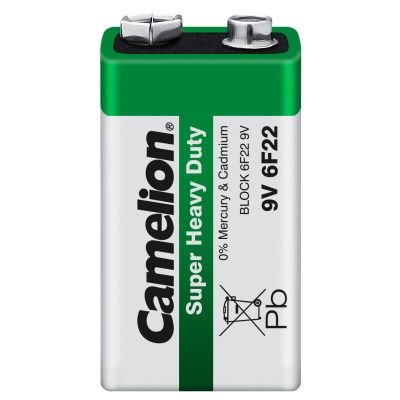 ��������� Camelion ����� 6F22 9V Super Heavy Duty Green * 1 (6F22-SP1G) - �������� 1