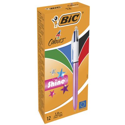 ����� ������� Bic 4 in 1 Colours Shine Pink ������ (bc982875) - �������� 2