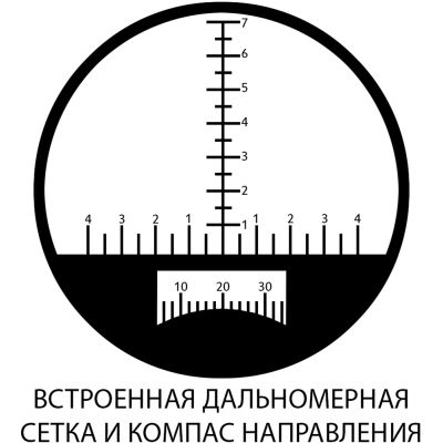 ������� Sigeta Admiral 7x50 Military Floating/Compass/Reticle (65810) - �������� 7