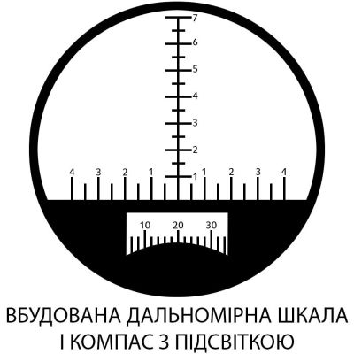 ������� Sigeta General 10x50 Camo Floating/Compass/Reticle (65860) - �������� 6