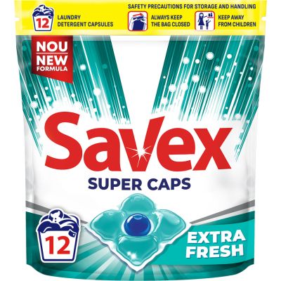 ������� ��� ������ Savex Super Caps Extra Fresh 12 ��. (3800024046834) - �������� 1