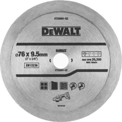 ���� ������� DeWALT �������� �������/������, 76 � 1,0 � 9,5 ��, 1 ��. (DT20591) - �������� 1