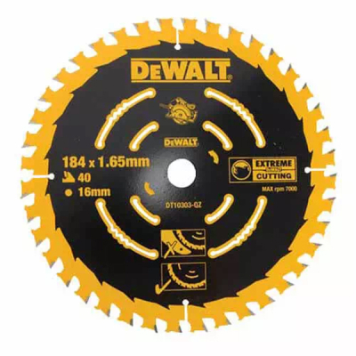 ���� ������� DeWALT EXTREME, 184 � 16 ��, 40 z, ATB, 18 ����, ������������ ������������ (DT10303) - �������� 1