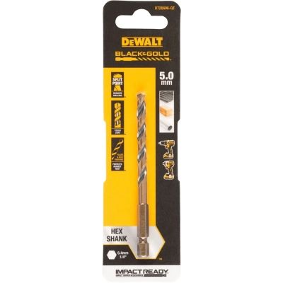 ������ DeWALT �� ������� EXTREME IMPACT Black & Gold, HSS-G, 5 � 94,5 � 56 ��, 1 ��. (DT20606) - �������� 1