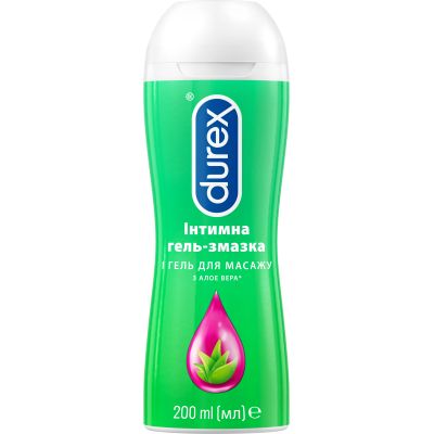 �������� ����-������� Durex Play Massage 2 in 1 with Aloe Vera � ���� ��� ��� ������ (���������) 200 �� (4820108005310) - �������� 1