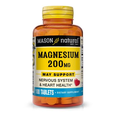 �������� Mason Natural ������, 200 ��, Magnesium, 100 �������� (MAV09611) - �������� 1