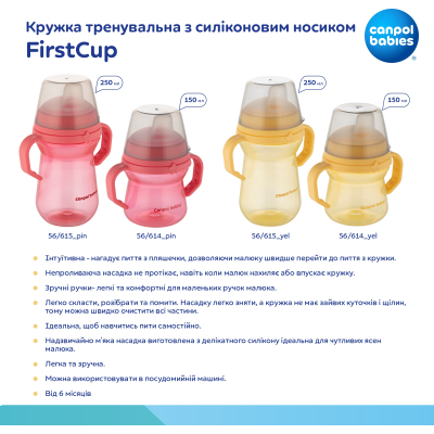 �������-������������ Canpol babies � ���������� ������� FirstCup 150 �� ������ (56/614_pin) - �������� 10
