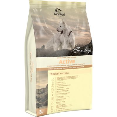����� ���� ��� ����� Carpathian Pet Food Active 3 �� (4820111140879) - �������� 1