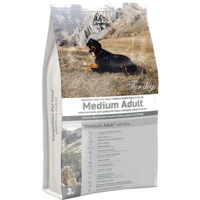 ����� ���� ��� ����� Carpathian Pet Food Medium Adult 3 �� (4820111140848) - �������� 1