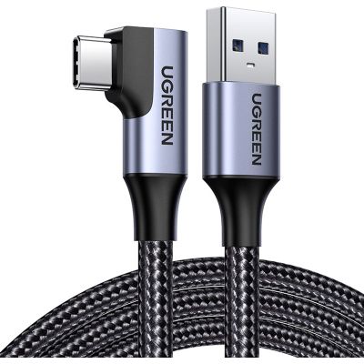   USB 3.0Type-C to Type-C 1.0m 60W US385 90-degree Black Ugreen (20299) -  1
