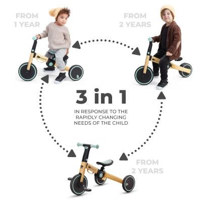 ������� ��������� Kinderkraft 3 � 1 4TRIKE Sunflower Blue (KR4TRI22BLU000 (5902533922406) - �������� 12