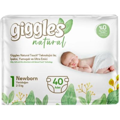 ���������� Giggles Natural 1 Newborn 2-5 �� 40 �� (8680131206377) - �������� 1