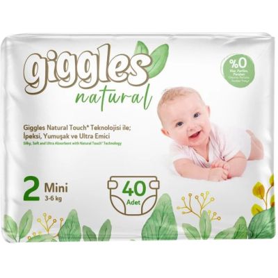 ���������� Giggles Natural 2 Mini 3-6 �� 40 �� (8680131206384) - �������� 1