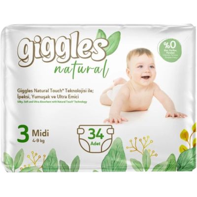ϳ������ Giggles Natural 3 Midi 4-9 �� 34 �� (8680131206391) - �������� 1