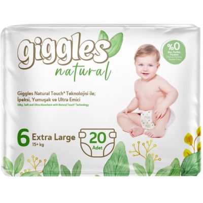 ϳ������ Giggles Natural 6 Extra Large 15+ �� 20 �� (8680131206421) - �������� 1