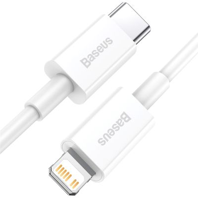 ���� ������ USB-C to Lightning 1.0m 20W Superior Series White Baseus (CATLYS-A02) - �������� 2